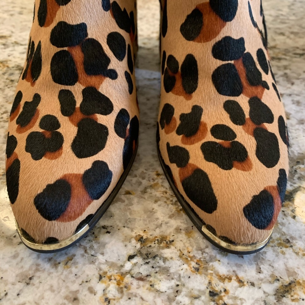 Cole Haan Leopard print boots